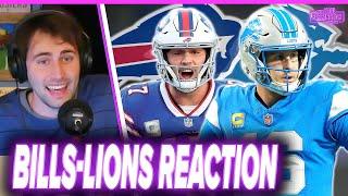 Bills-Lions Reaction: Josh Allen is SUPERHUMAN, Jared Goff & Detroit DOOMED by injuries? | PFS