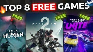 Top 8 FREE Games on Steam in 2024! (NEW)