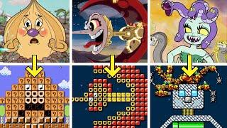 All Cuphead Boss Levels Recreated in Super Mario Maker 2