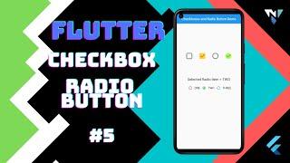 @Google #Flutter Tutorial for Beginners #5: Fun with Checkbox and Radio Buttons in Flutter