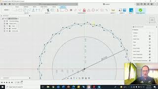 Fusion 360 Lampshade Corrugated circular Pattern - Circle v1