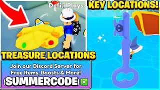 ALL KEY & TREASURE MAP LOCATIONS & CODES In Rebirth Champions Ultimate