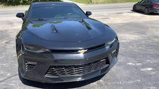 2018 Chevy Camaro SS 6 2L V8 DOBLE ESCAPE con SILENCIADOR de FLOWMASTER