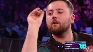 Darts 2024. Players Championship Finals. Round 1 - Scutt v Lukeman. Highlights.