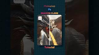 Photoshop Magic: Adding Fiery Flames to Dragon in Photoshop! | Quick Photoshop Tutorial