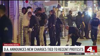 New charges announced in downtown LA protest violence