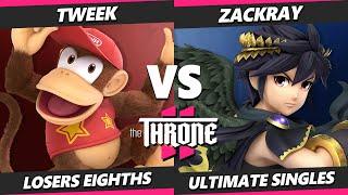 The Throne 2 TOP 8 - Tweek (Diddy Kong) Vs. zackray (ROB, Dark Pit) Smash Ultimate - SSBU