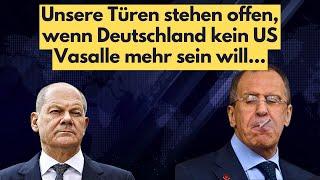 "Deutschland, wann wirst du unabhängig?" – Sergej Lawrow mit deutlicher Botschaft!