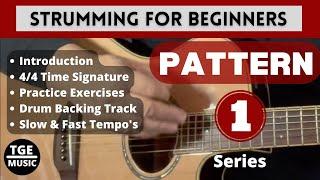 STRUMMING PATTERN 1 - Easy Strum Version & Introduction