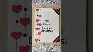 10 Easy front page design for school projects and idea note journals | Aesthetic Girl #shorts #howto