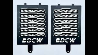 Black Dog Cycle Works Radiator Guards for the BMW R1300GS.