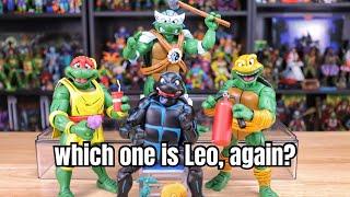 I’m stumped.  BRAND NEW Wrestling TMNT 4-pack from NECA!