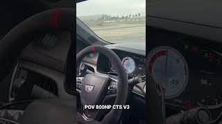 POV. 800HP CTS V3 #cadillac #lt4