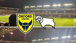 Another point on the road! Oxford United vs Derby County matchday vlog!