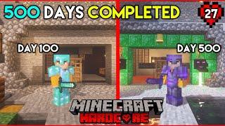 I Survived 500 Days In Minecraft Hardcore | Minecraft In Telugu | Episode - 27 | THE COSMIC BOY