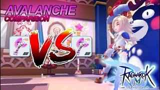 Comparison Avalanche +10 and +15 | Ragnarok Mobile 2.0