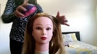 Doll make over Asmr- Make up & Hairstyling