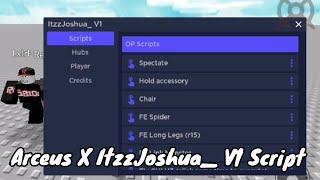 Arceus X ItzzJoshua_ V1 GUI Script