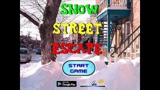 snow street escape video walkthrough