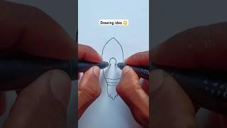 Easy drawing idea #kids rocket step by step easy #art #viral