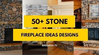 50+ Best Stone Fireplace Ideas Designs 2018