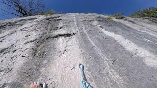 Napoleonica, Please don't fly 6a+ | Free climbing, Italy, Karst