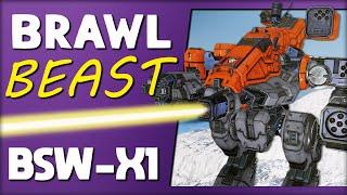 This Bushwacker can "OUT-BRAWL" Assault Mechs EASILY... in MechWarrior Online (MWO)