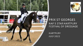 Jacob Denham + Woodcroft Don Diego PSG: PREMIER LEAGUE DRESSAGE TEST HARTPURY 2022