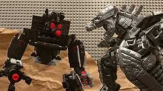 Astro Juggernaut vs Mecha Godzilla | epic battle stop motion