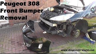 Peugeot 308 Front Bumper Removal Guide