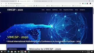 Scopus indexed journals CALL FOR ISSUE ON COVID 19 and Virtual Conference during Lockdown 2020