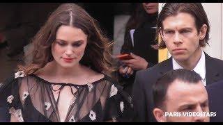 VIDEO Pregnant Keira KNIGHTLEY attends Paris Fashion show Chanel 3 may 2019 / mai