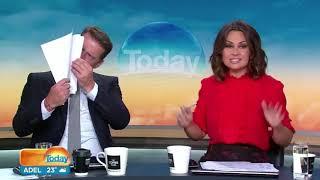 'Did you swallow?' hilarious on air blooper | TODAY Show