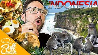 WE FINALLY VISITTED INDONESIA the 5 Places we Ate in Bali! - (Bali, Indonesia) [BUFFLUNCH]