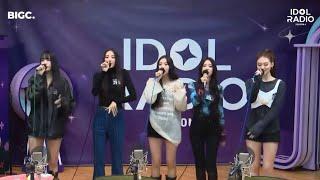 MEOVV singing 'BODY' Live on Idol Radio