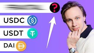 Какие стейблкойны использовать? USDT, USDC, DAI