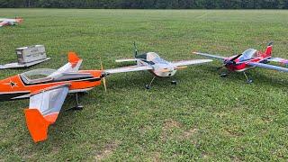 AJ Aircraft 61” Raven Electric Line Demo At Joe Nall 2024 Flown By Oliver Willis
