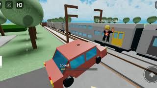 Играю в "Roblox" в режим "Derail A Train" 1серия.