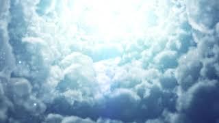 Road to heaven white clouds | loop video background