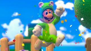 Super Mario 3D World - 100% Walkthrough - Every Level with Luigi (4K)