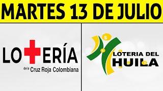 Resultados Lotería de la CRUZ ROJA y HUILA Martes 13 de Julio 2021 | PREMIO MAYOR 