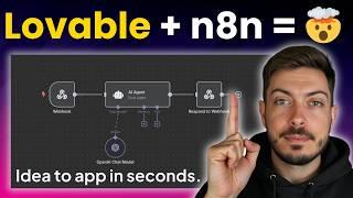 Easiest Way To Build Your AI App With Lovable + n8n (Limited FREE Template)