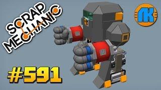 Scrap Mechanic \ #591 \ КРУТОЙ БОЕВОЙ РОБОТ С ОГРОМНЫМИ КУЛАКАМИ В СКРАП МЕХАНИК !!!