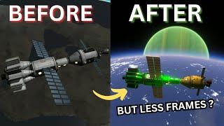 KSP Stock vs Visual Mods - FPS Performance Comparison