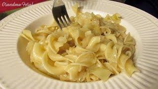 Haluski - Cabbage And Noodles - Great Depression Cooking - $1 Meal - Poor Man's Meal