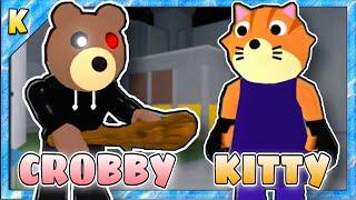 How To Get “CROBBY” & “TSP WITHDRAWAL KITTY” BADGE +SKIN/MORPH in PIGGY ROLEPLAY (KOREAN)!