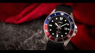 BILLIONAIRE BILL GATES WATCH!!! Brief review of Japanese watch Casio Duro Marlin Pepsi MDV-106