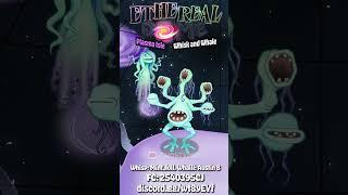 WHAILL and WHISP- Ethereal Dome [My Singing Monsters] #shorts #animation #msm