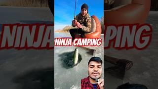 Outdoor camping #fish #fishing #icefishing #outdoors #food #shortvideo #experiment #shortsfeed