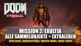 Doom Eternal Mission 2: Exultia - Alle Sammelobjekte + Extraleben